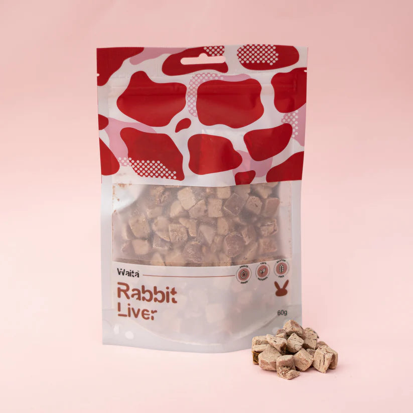 Waita Freeze Dried Rabbit Liver 60g