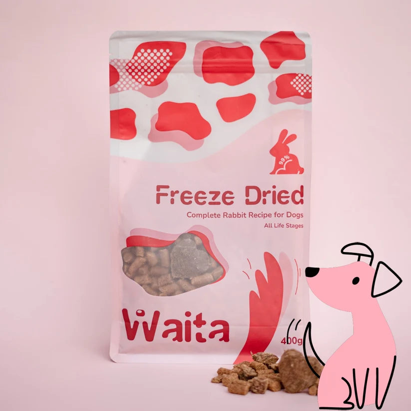 Waita Freeze Dried Complete Recipe for Dogs: Rabbit