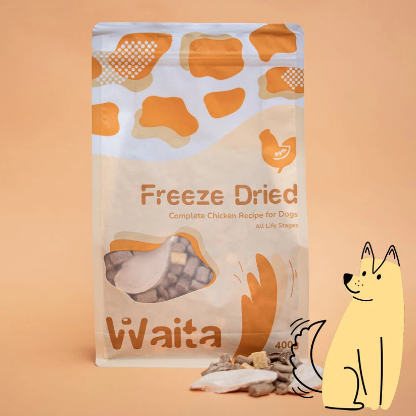 Waita Freeze Dried Complete Food for Dogs: Chicken