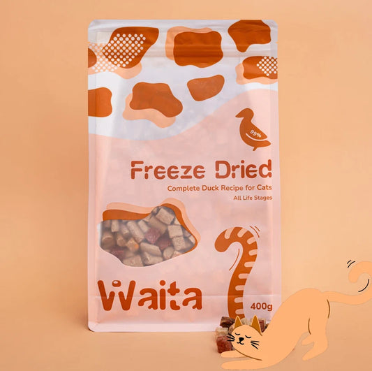 Waita Freeze Dried Complete Recipe for Cats: Duck