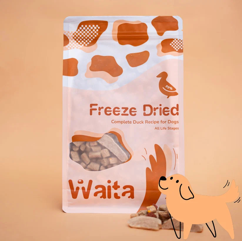 Waita Freeze Dried Complete Recipe for Dogs: Duck