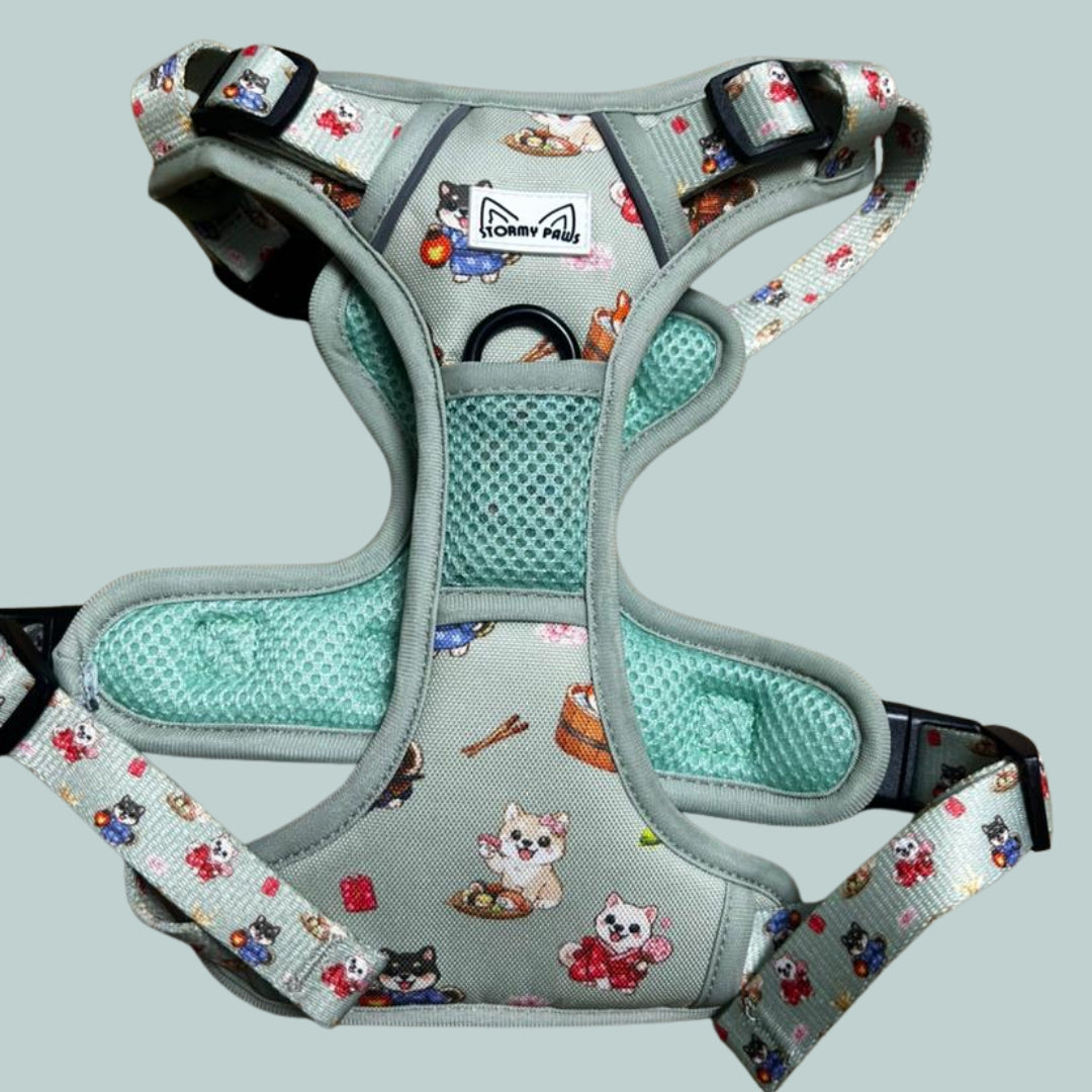 Shiba Squad Harness Collection (tactical harness, lead, poo bag holder) - PRE ORDER BUNDLE SPECIAL OFFER