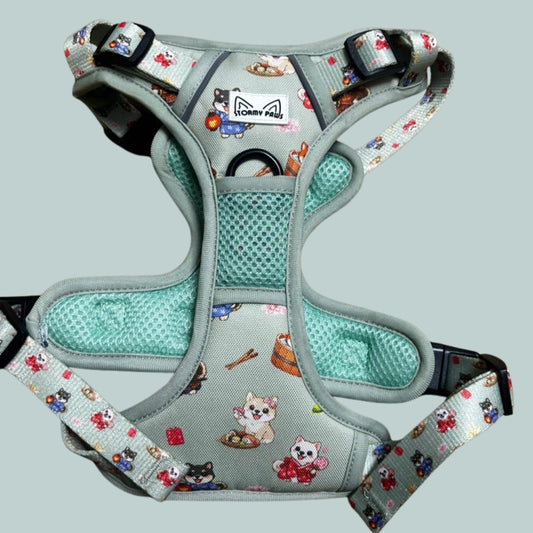 SHIBA SQUAD - Harness Bundle (tactical harness, lead, poo bag holder)