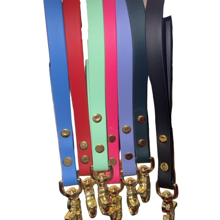 Dark Green with Gold Hardware Traffic Handles